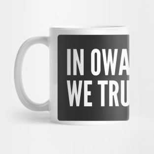 Secure Coding In OWASP we Trust Black Background Mug